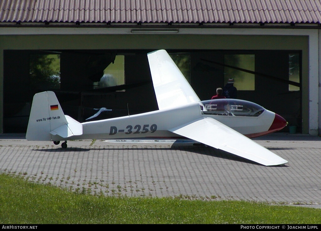 Aircraft Photo of D-3259 | Scheibe Bergfalke III | AirHistory.net #176336