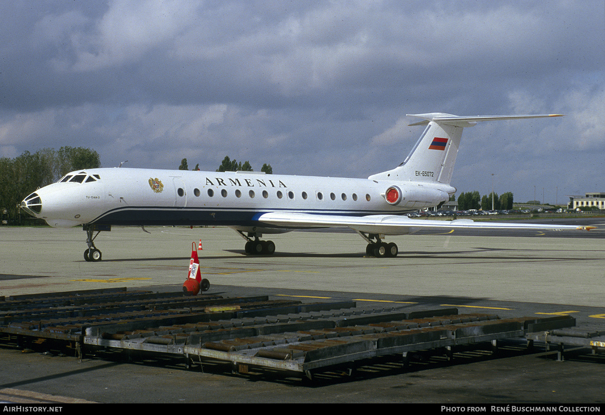 Aircraft Photo of EK-65072 | Tupolev Tu-134A-3 | Armenia Government | AirHistory.net #176346