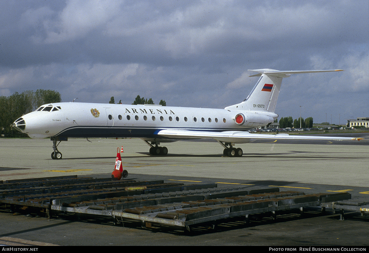 Aircraft Photo of EK-65072 | Tupolev Tu-134A-3 | Armenia Government | AirHistory.net #176346
