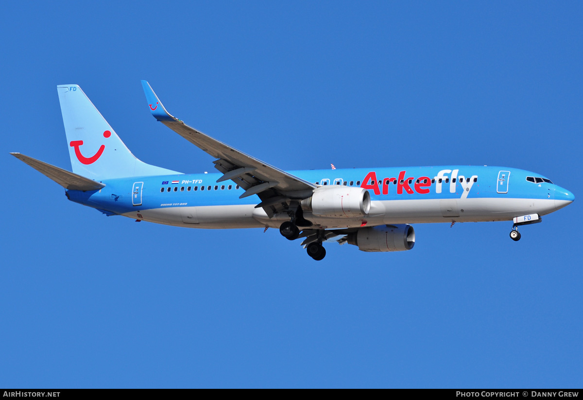 Aircraft Photo of PH-TFD | Boeing 737-86N | ArkeFly | AirHistory.net #176359