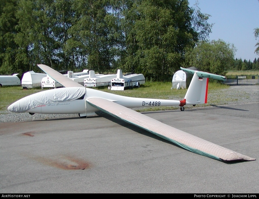 Aircraft Photo of D-4488 | Schempp-Hirth Duo Discus | AirHistory.net #176360