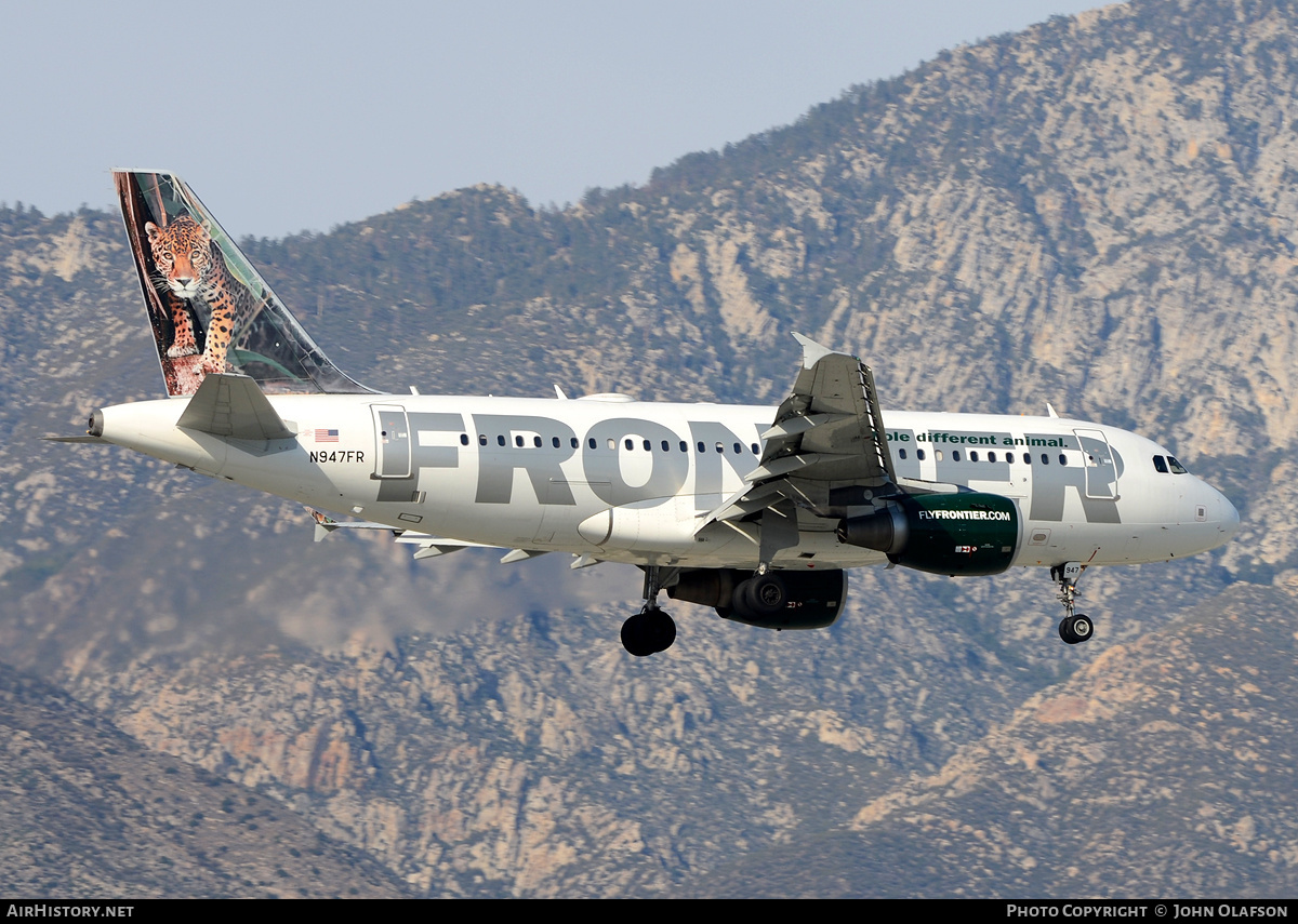 Aircraft Photo of N947FR | Airbus A319-111 | Frontier Airlines | AirHistory.net #176370