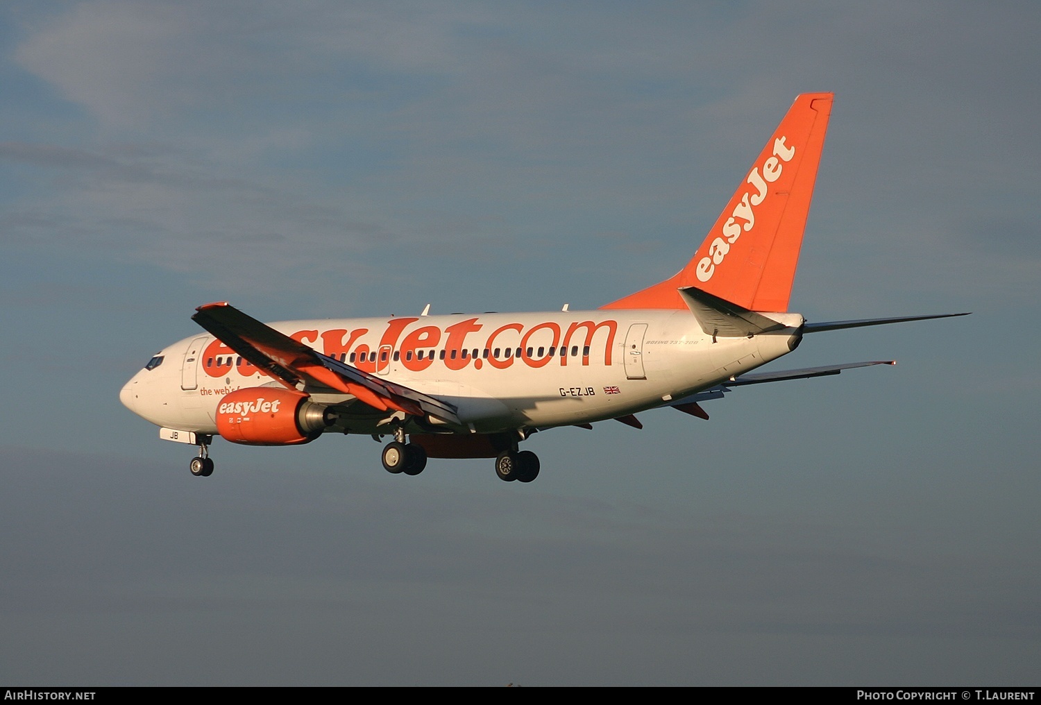 Aircraft Photo of G-EZJB | Boeing 737-73V | EasyJet | AirHistory.net #176380