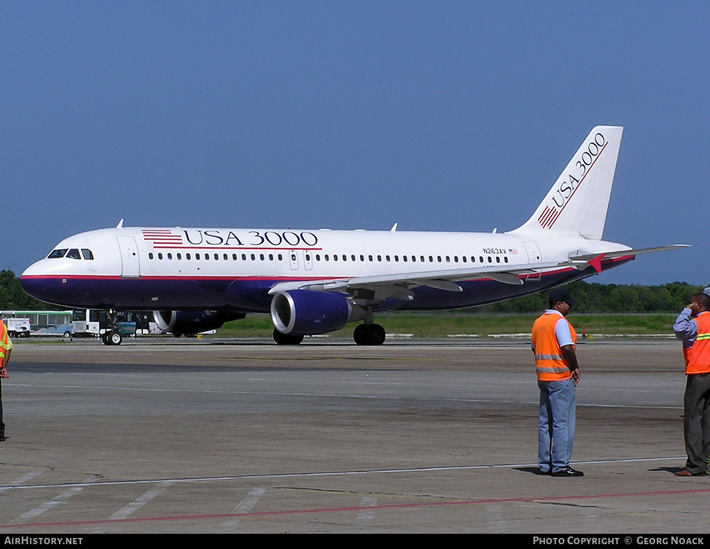 Aircraft Photo of N263AV | Airbus A320-214 | USA 3000 Airlines | AirHistory.net #176400