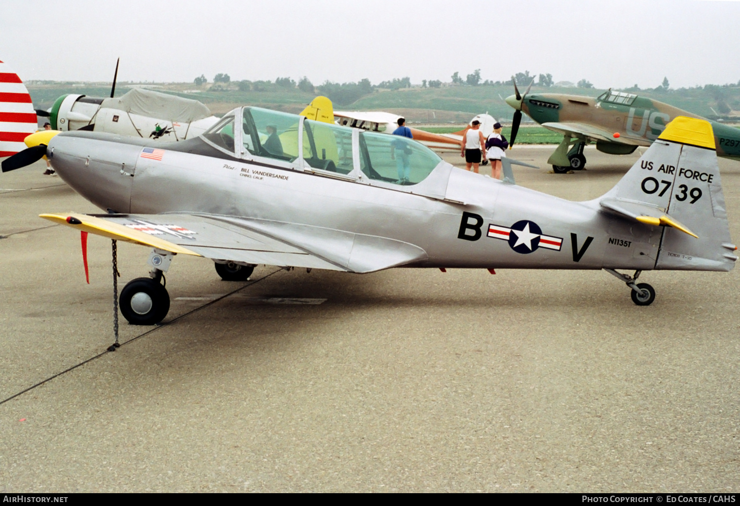 Aircraft Photo of N1135T / 0739 | Temco YT-35 Buckaroo (TE-1) | USA - Air Force | AirHistory.net #176408