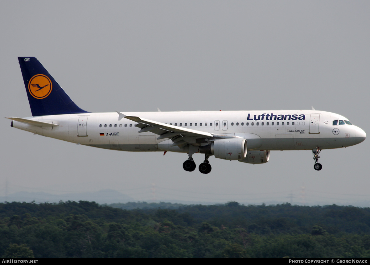 Aircraft Photo of D-AIQE | Airbus A320-211 | Lufthansa | AirHistory.net #176423