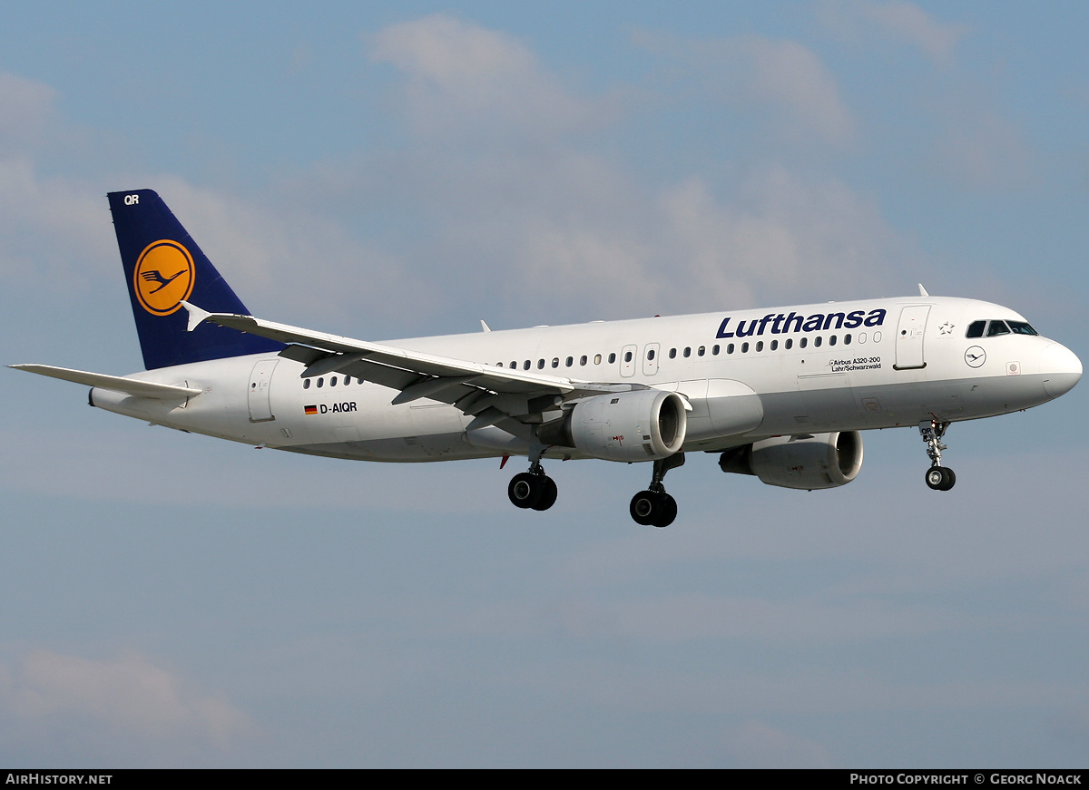 Aircraft Photo of D-AIQR | Airbus A320-211 | Lufthansa | AirHistory.net #176427