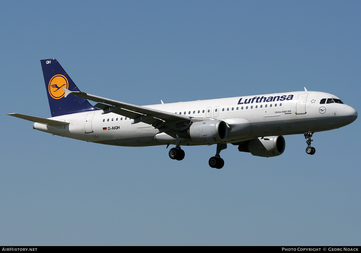 Aircraft Photo of D-AIQH | Airbus A320-211 | Lufthansa | AirHistory.net #176434