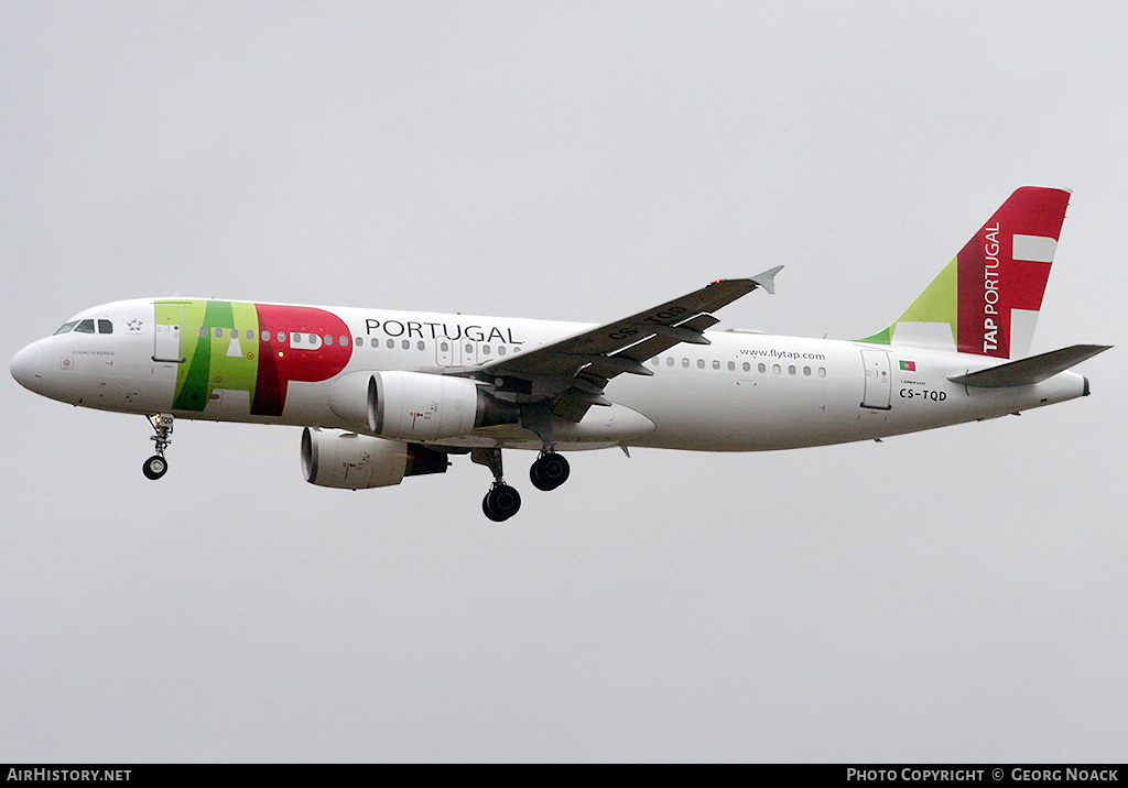 Aircraft Photo of CS-TQD | Airbus A320-214 | TAP Portugal | AirHistory.net #176435