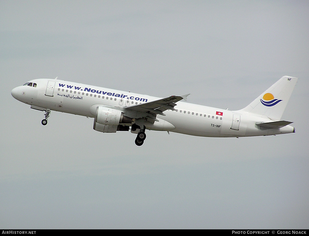 Aircraft Photo of TS-INF | Airbus A320-212 | Nouvelair Tunisie | AirHistory.net #176444