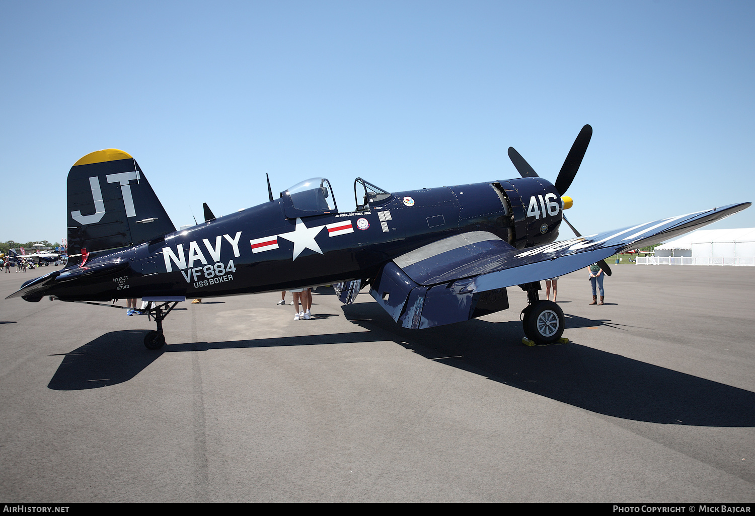 Aircraft Photo of N713JT / 97143 | Vought F4U-4 Corsair | USA - Navy | AirHistory.net #176461