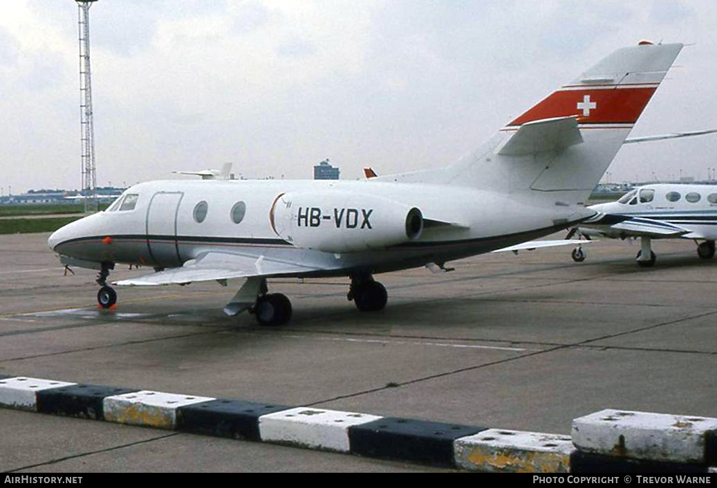 Aircraft Photo of HB-VDX | Dassault Falcon 10 | AirHistory.net #176470