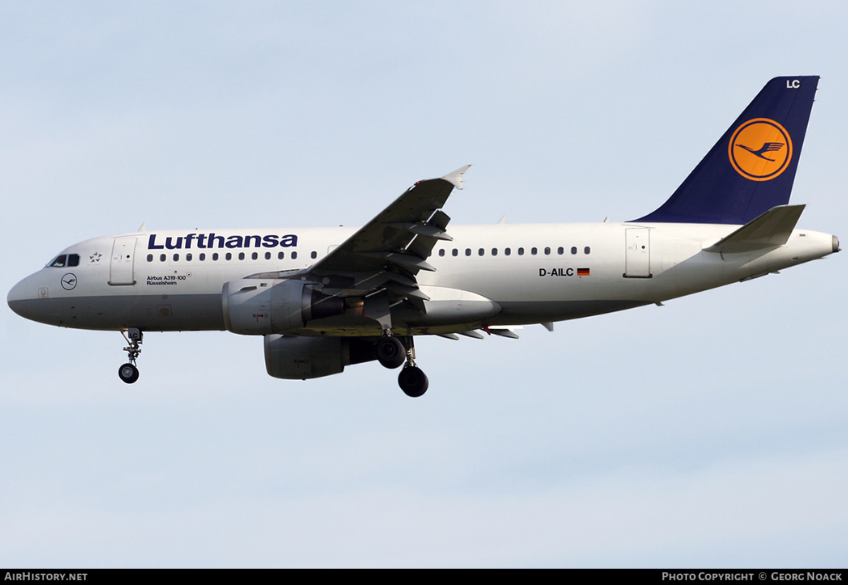 Aircraft Photo of D-AILC | Airbus A319-114 | Lufthansa | AirHistory.net #176482