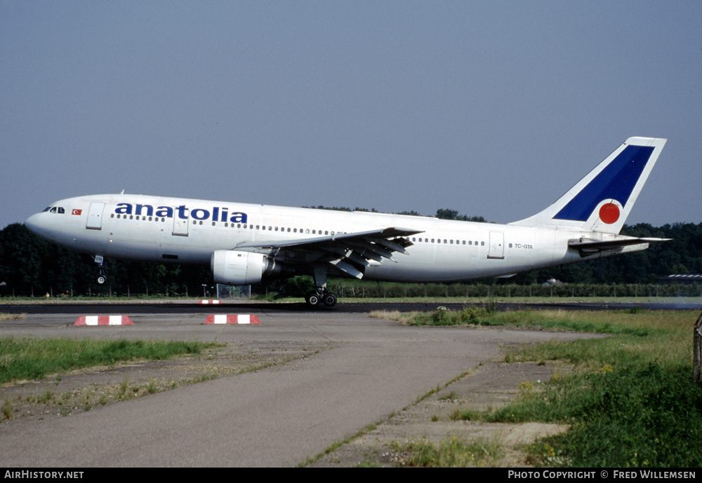 Aircraft Photo of TC-GTA | Airbus A300B4-103 | Air Anatolia | AirHistory.net #176487
