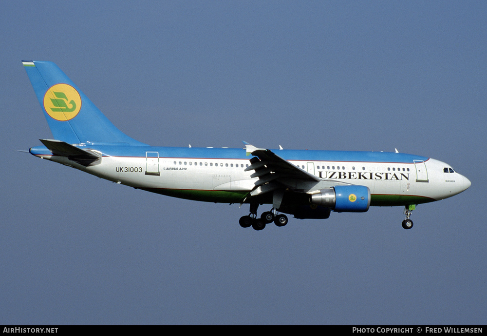 Aircraft Photo of UK-31003 | Airbus A310-324 | Uzbekistan Airways | AirHistory.net #176490