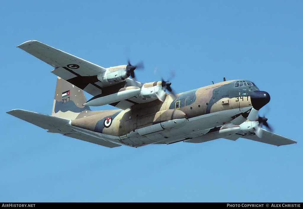Aircraft Photo of 347 | Lockheed C-130H Hercules | Jordan - Air Force | AirHistory.net #176493