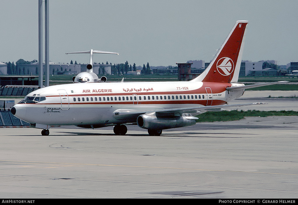 Aircraft Photo of 7T-VEN | Boeing 737-2D6/Adv | Air Algérie | AirHistory.net #176499