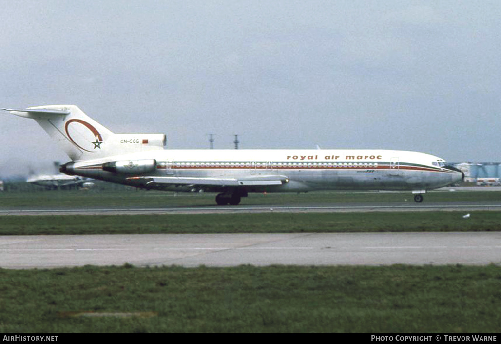 Aircraft Photo of CN-CCG | Boeing 727-2B6 | Royal Air Maroc - RAM | AirHistory.net #176503