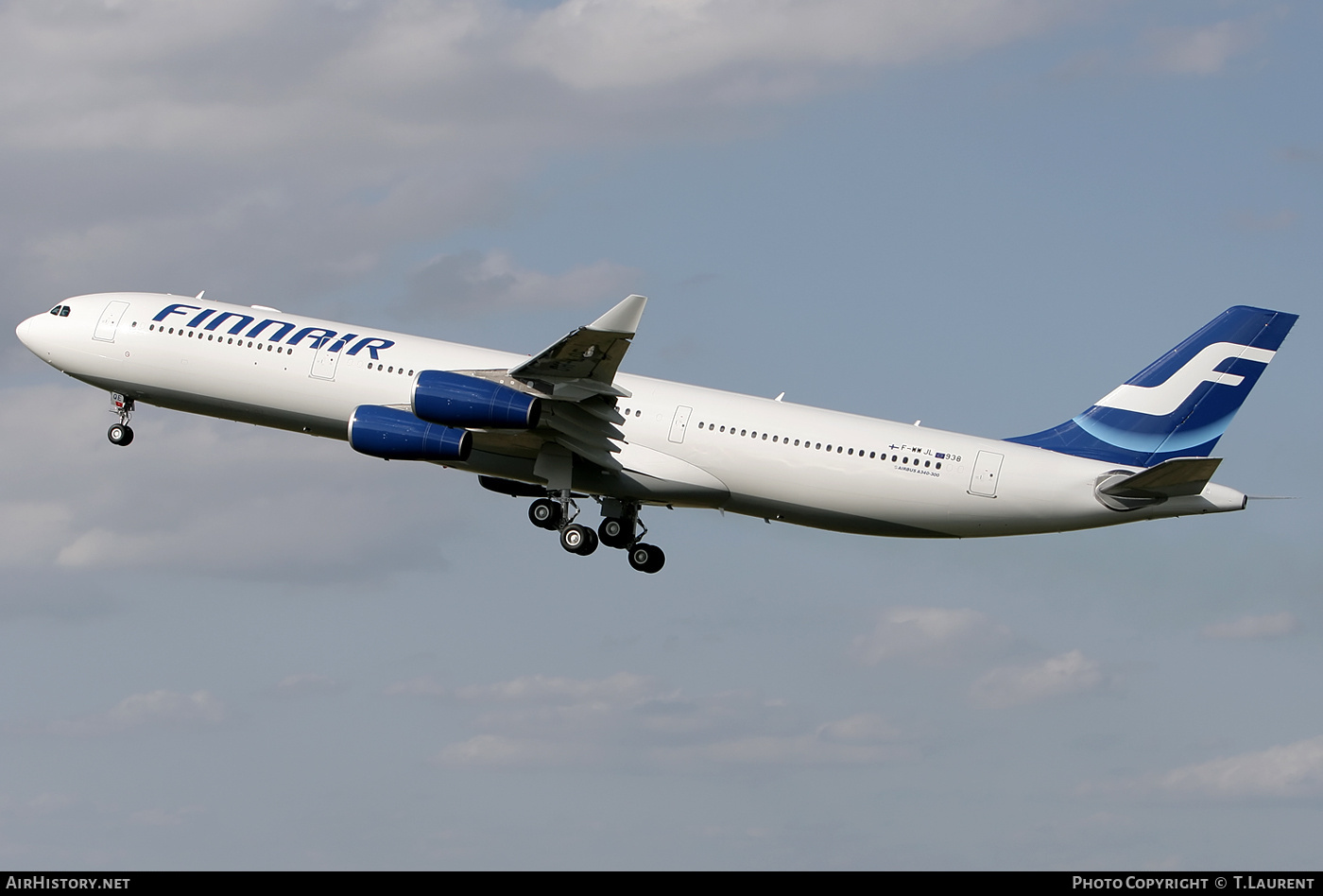 Aircraft Photo of F-WWJL | Airbus A340-313 | Finnair | AirHistory.net #176525