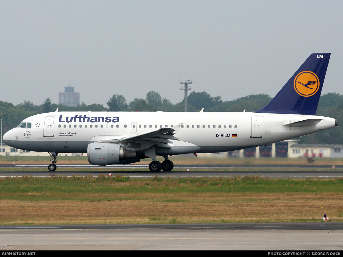 Aircraft Photo of D-AILM | Airbus A319-114 | Lufthansa | AirHistory.net #176527
