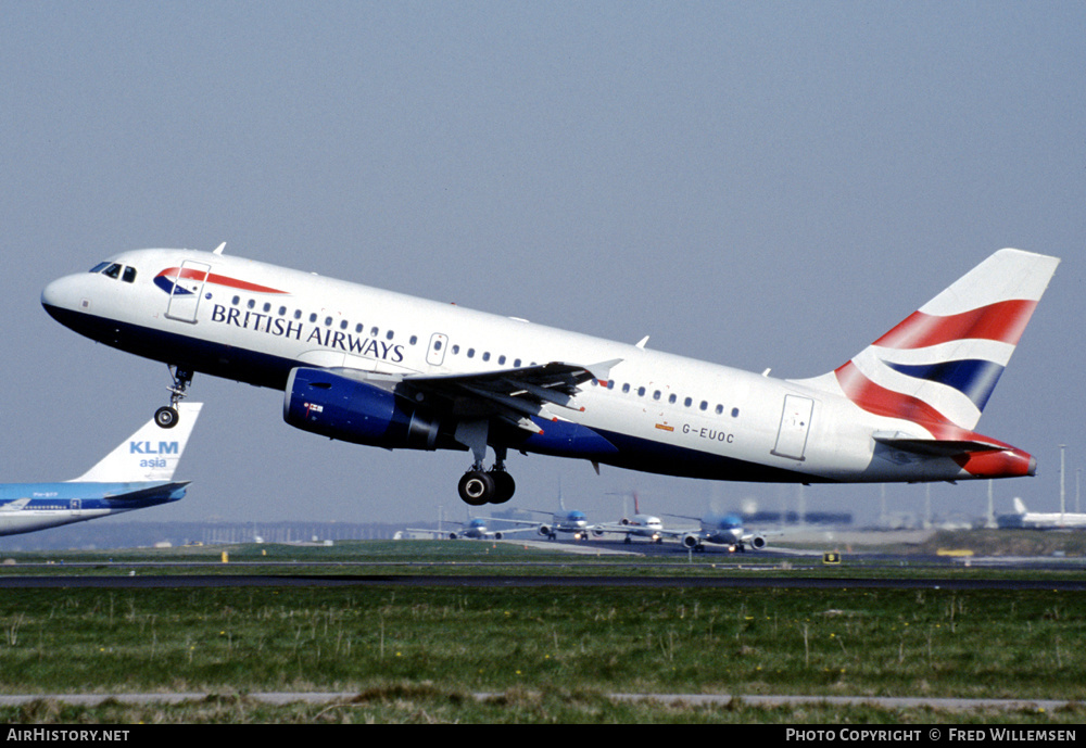 Aircraft Photo of G-EUOC | Airbus A319-131 | British Airways | AirHistory.net #176529