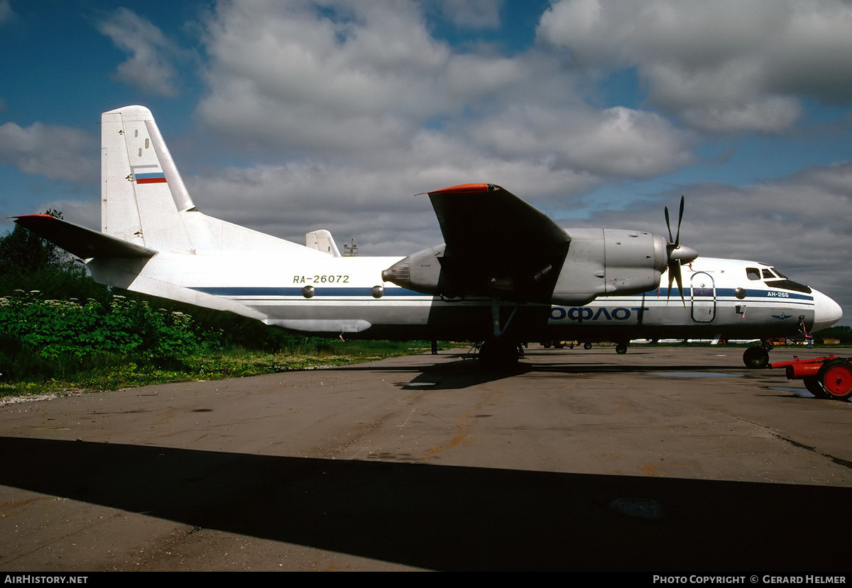 Aircraft Photo of RA-26072 | Antonov An-26B | Aeroflot | AirHistory.net #176531