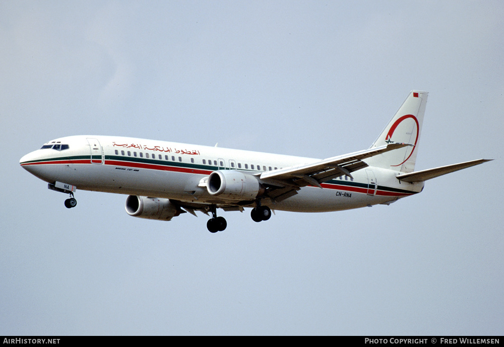 Aircraft Photo of CN-RNA | Boeing 737-4B6 | Royal Air Maroc - RAM | AirHistory.net #176532