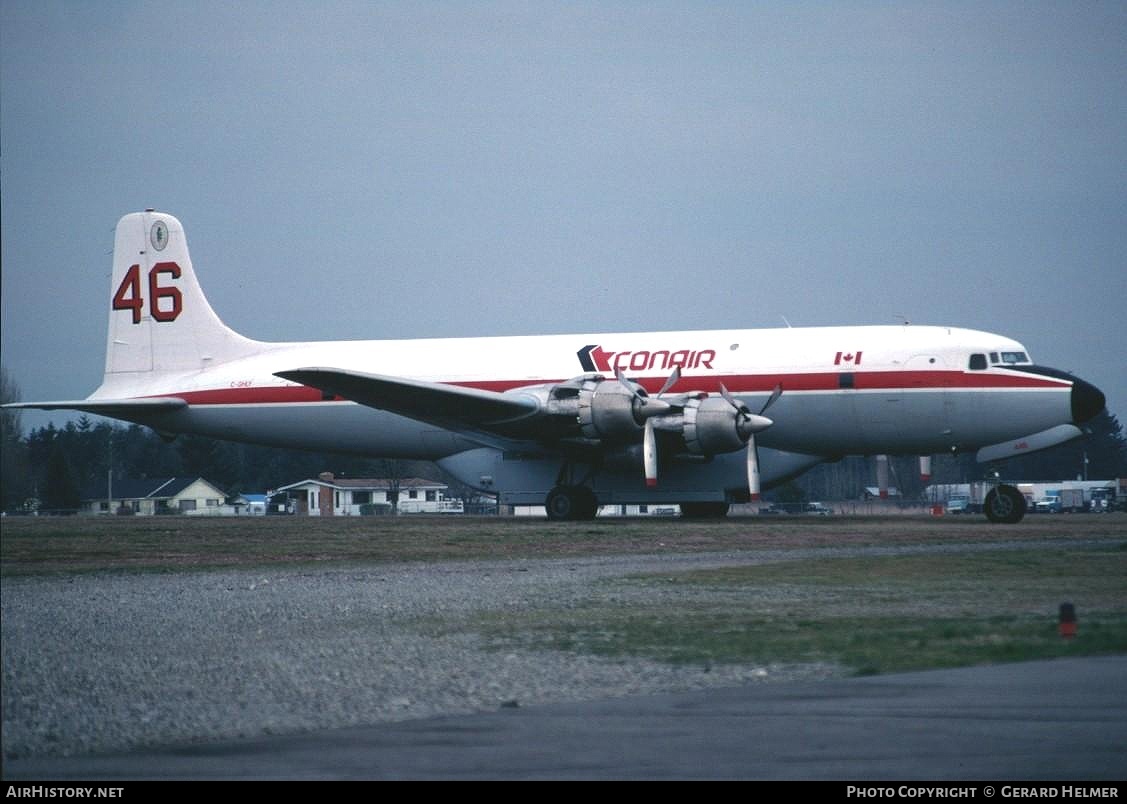 Aircraft Photo of C-GHLY | Douglas DC-6B/AT | Conair Aviation | AirHistory.net #176544