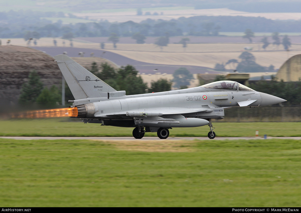 Aircraft Photo of MM7286 | Eurofighter EF-2000 Typhoon S | Italy - Air Force | AirHistory.net #176548