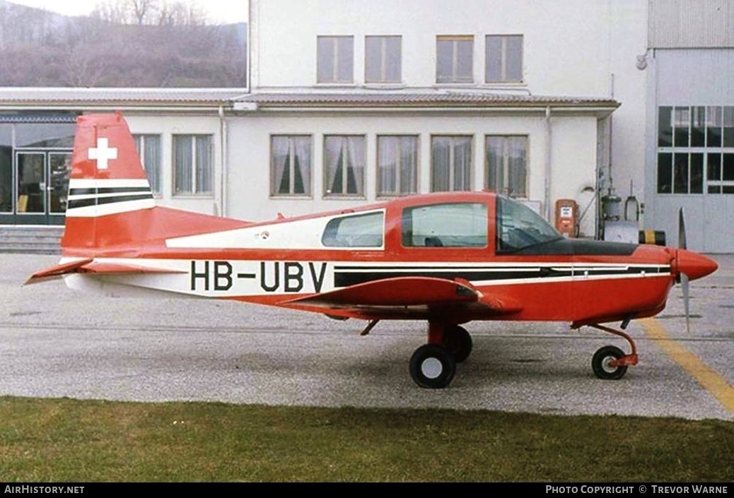 Aircraft Photo of HB-UBV | American AA-5 Traveler | AirHistory.net #176554