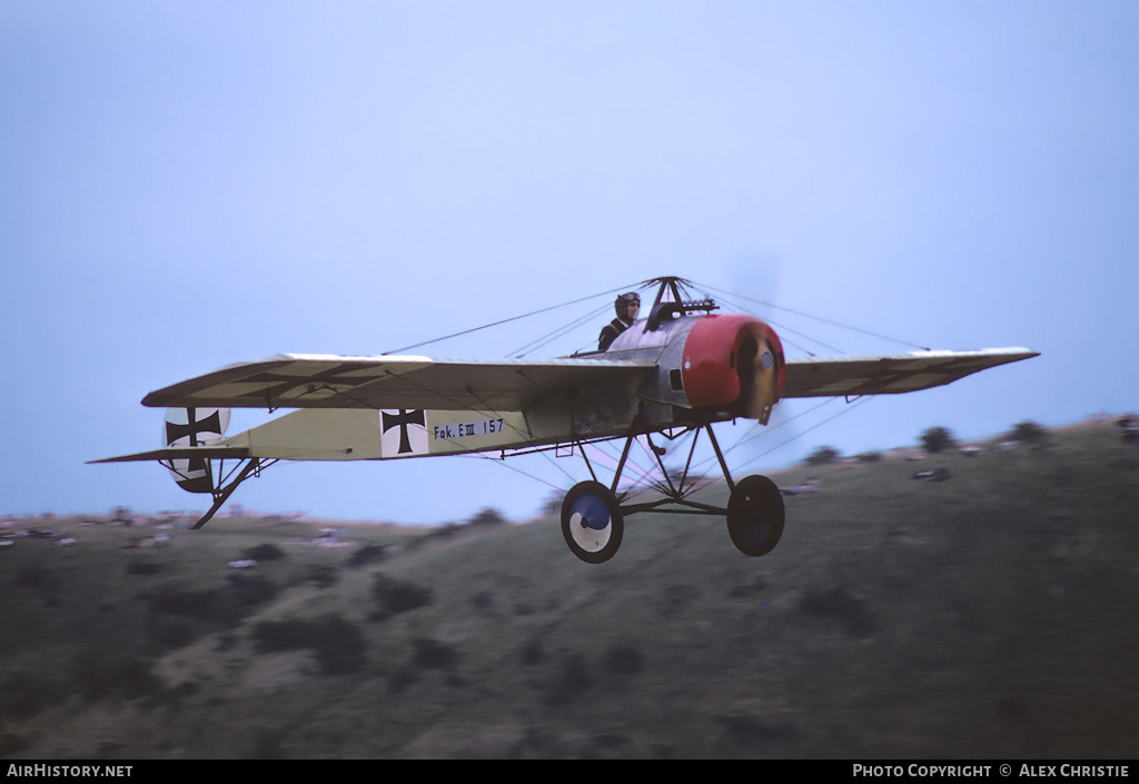 Aircraft Photo of G-AVJO / 157/15 | Fokker E.III Eindecker Replica | Germany - Air Force | AirHistory.net #176569