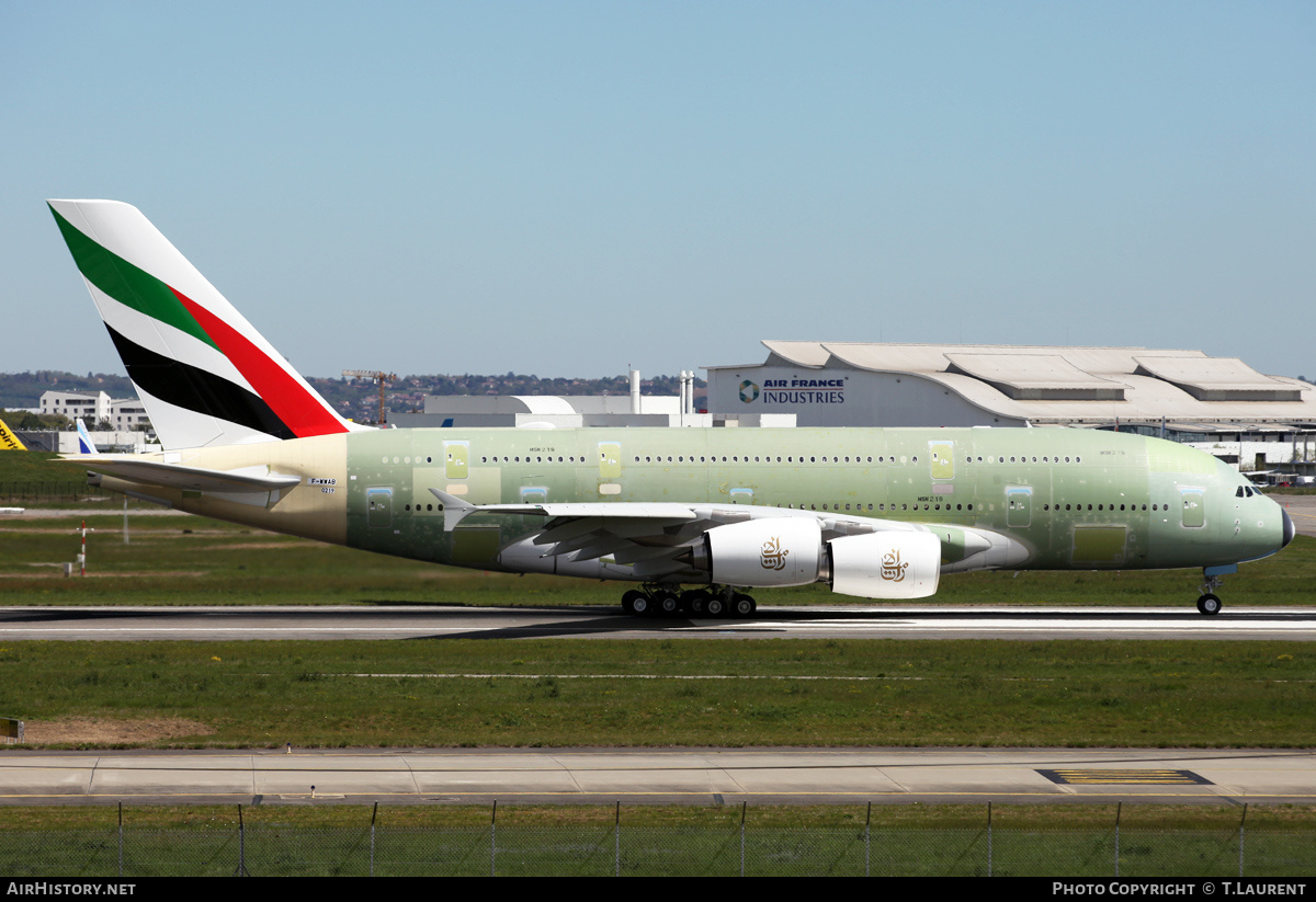 Aircraft Photo of F-WWAB | Airbus A380-861 | Emirates | AirHistory.net #176570