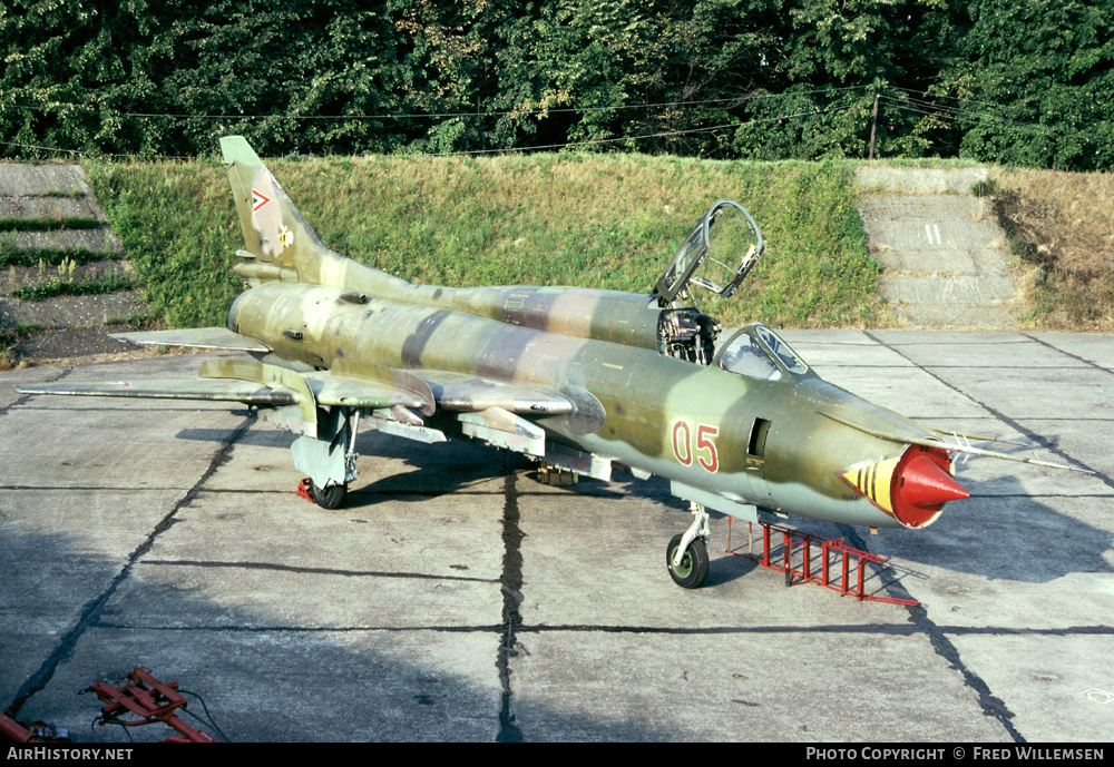 Aircraft Photo of 05 | Sukhoi Su-22M3 | Hungary - Air Force | AirHistory.net #176583