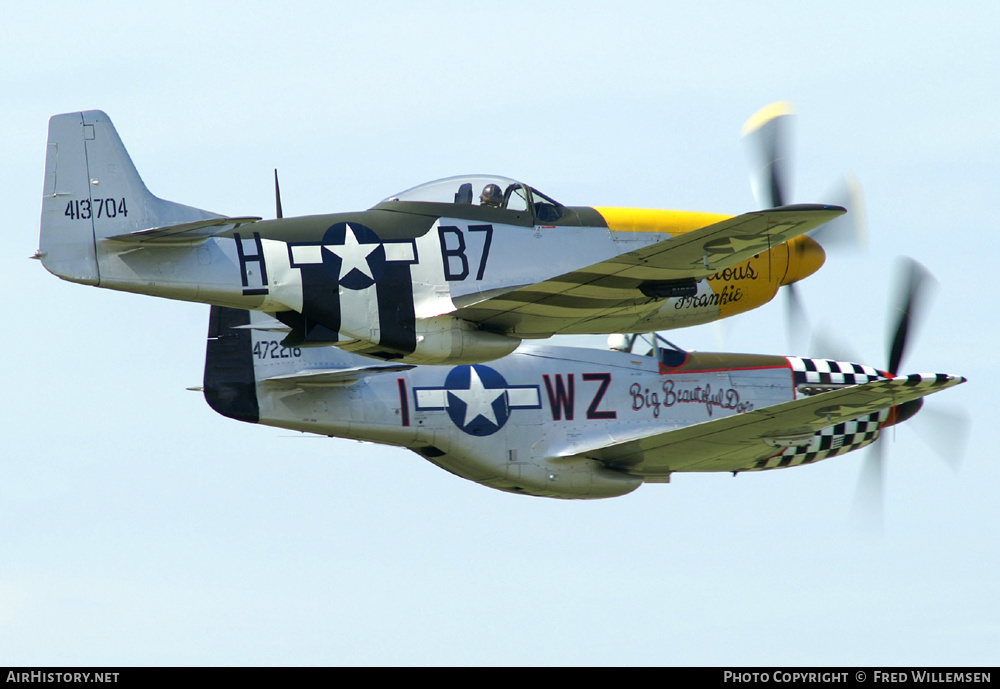 Aircraft Photo of G-BTCD / 413704 | North American P-51D Mustang | USA - Air Force | AirHistory.net #176587