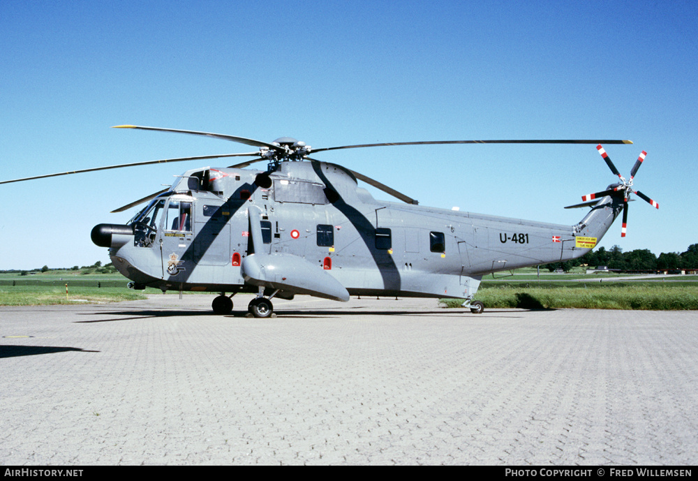 Aircraft Photo of U-481 | Sikorsky S-61A-5 Sea King | Denmark - Air Force | AirHistory.net #176589