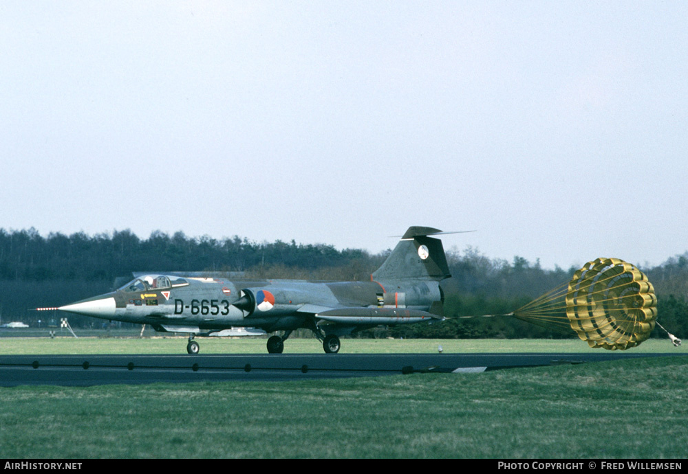 Aircraft Photo of D-6653 | Lockheed F-104G Starfighter | Netherlands - Air Force | AirHistory.net #176593
