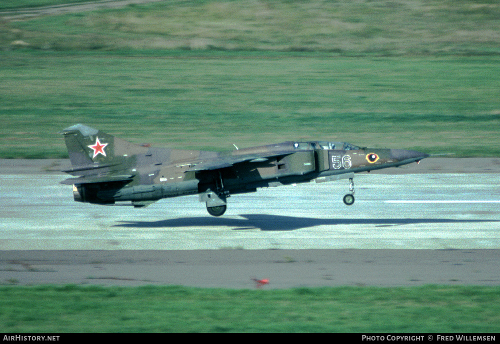 Aircraft Photo of 56 green | Mikoyan-Gurevich MiG-23UM | Russia - Air Force | AirHistory.net #176603