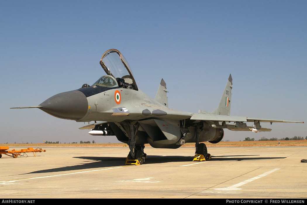 Aircraft Photo of KB715 | Mikoyan-Gurevich MiG-29B Baaz (9-12B) | India - Air Force | AirHistory.net #176621