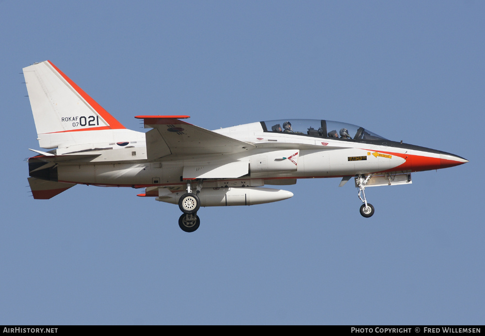 Aircraft Photo of 07-021 | Korea Aerospace T-50 Golden Eagle | South Korea - Air Force | AirHistory.net #176624