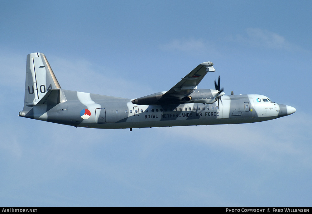 Aircraft Photo of U-04 | Fokker 60UTA-N | Netherlands - Air Force | AirHistory.net #176655