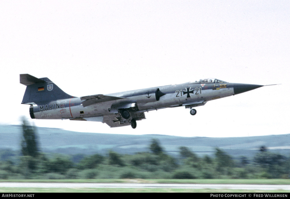 Aircraft Photo of 2121 | Lockheed RF-104G Starfighter | Germany - Navy | AirHistory.net #176659