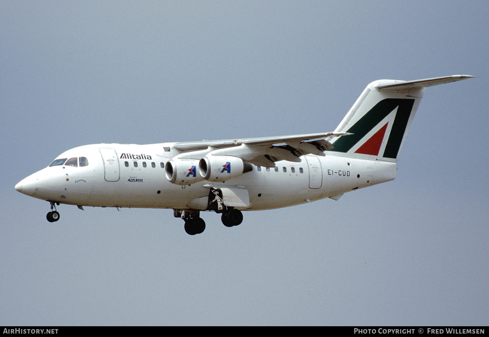 Aircraft Photo of EI-CUO | British Aerospace Avro 146-RJ70 | Alitalia | AirHistory.net #176666