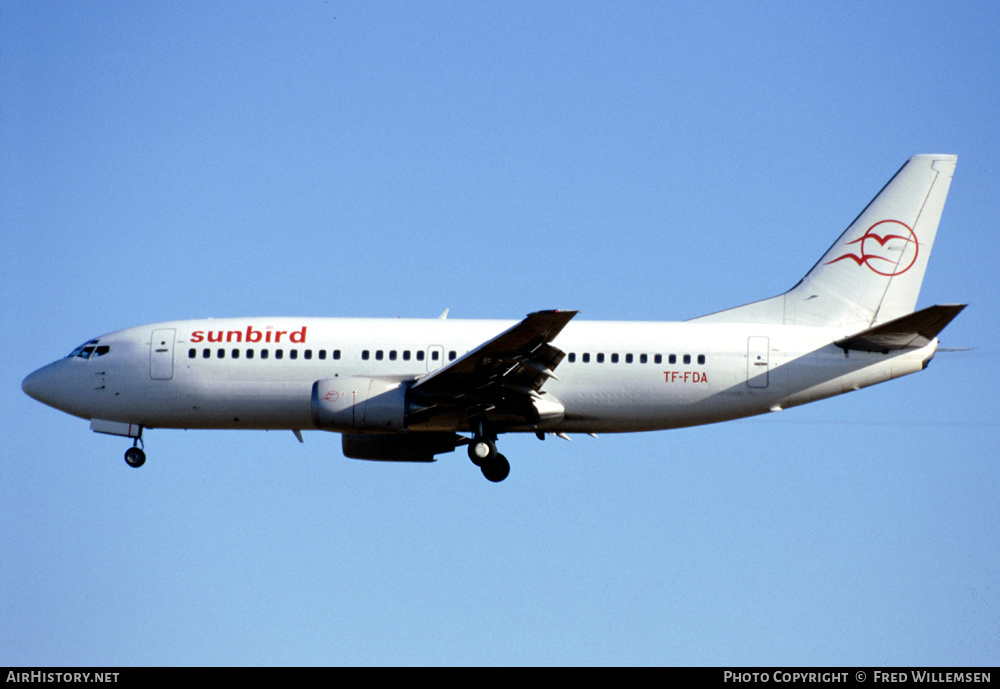 Aircraft Photo of TF-FDA | Boeing 737-3Q8 | Sunbird | AirHistory.net #176687