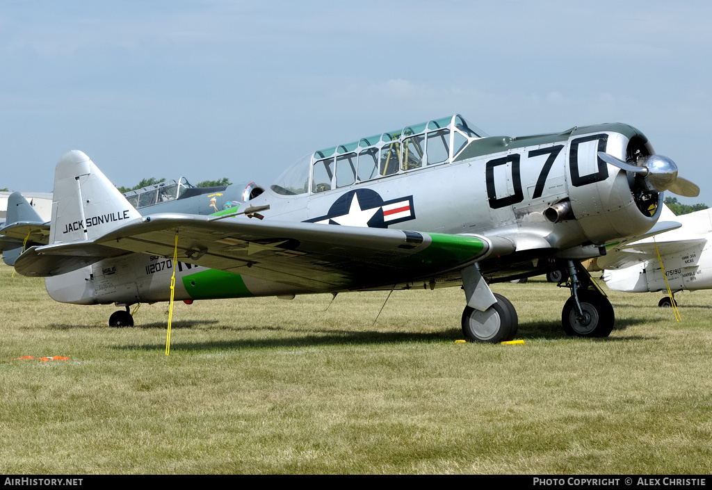 Aircraft Photo of N68JS / 112070 | North American AT-6F Texan | USA - Navy | AirHistory.net #176691