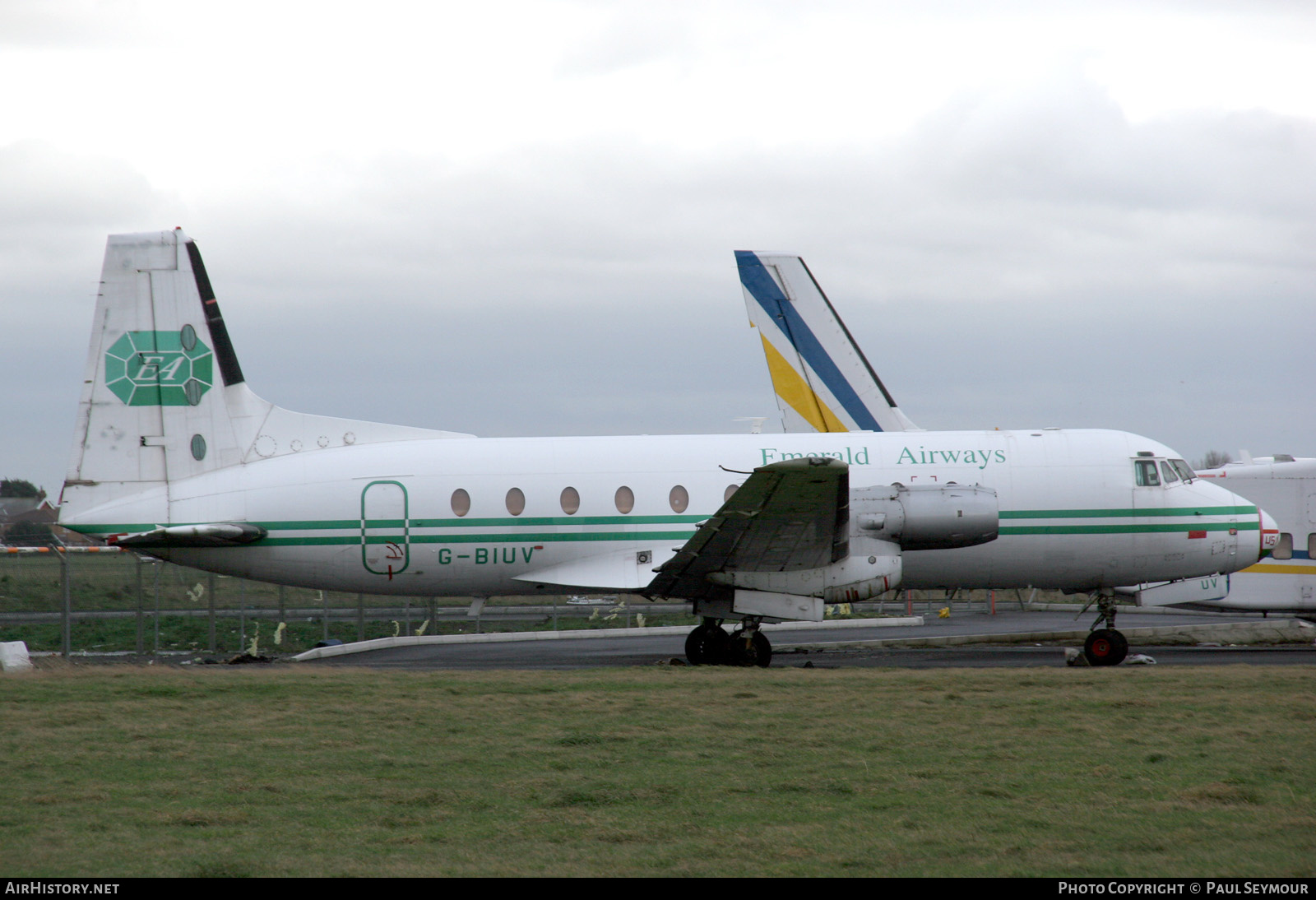 Aircraft Photo of G-BIUV | Hawker Siddeley HS-748 Srs2A/266(LFD) | Emerald Airways | AirHistory.net #176746