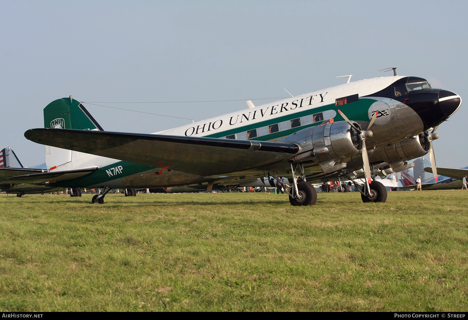 Aircraft Photo of N7AP | Douglas DC-3(C) | Ohio University | AirHistory.net #176772