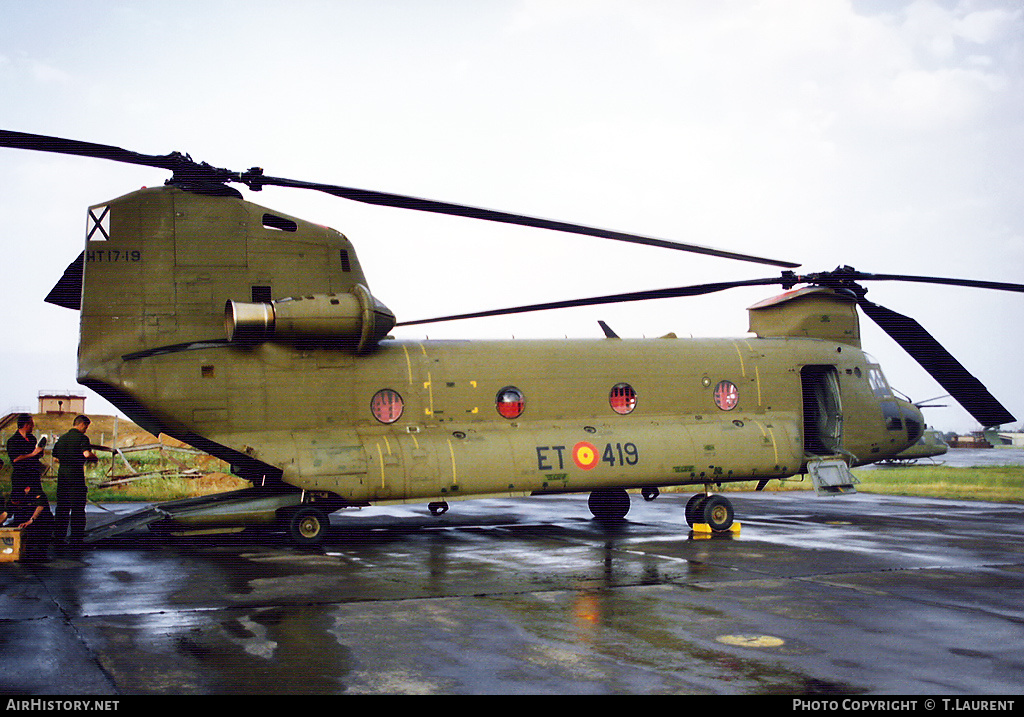 Aircraft Photo of HT17-19 | Boeing Vertol CH-47C Chinook | Spain - Army | AirHistory.net #176807