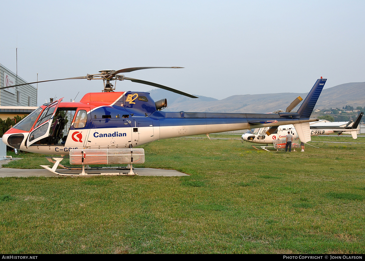 Aircraft Photo of C-GGIE | Eurocopter AS-350B-2 Ecureuil | Canadian Helicopters | AirHistory.net #176816