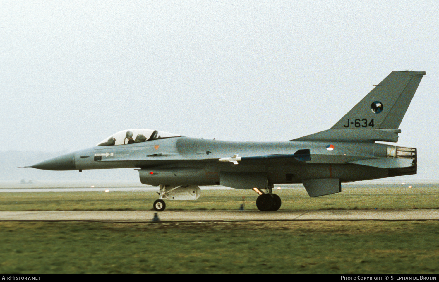 Aircraft Photo of J-634 | General Dynamics F-16A Fighting Falcon | Netherlands - Air Force | AirHistory.net #176822