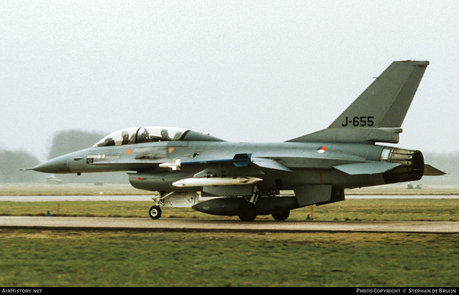 Aircraft Photo of J-655 | General Dynamics F-16B Fighting Falcon | Netherlands - Air Force | AirHistory.net #176832